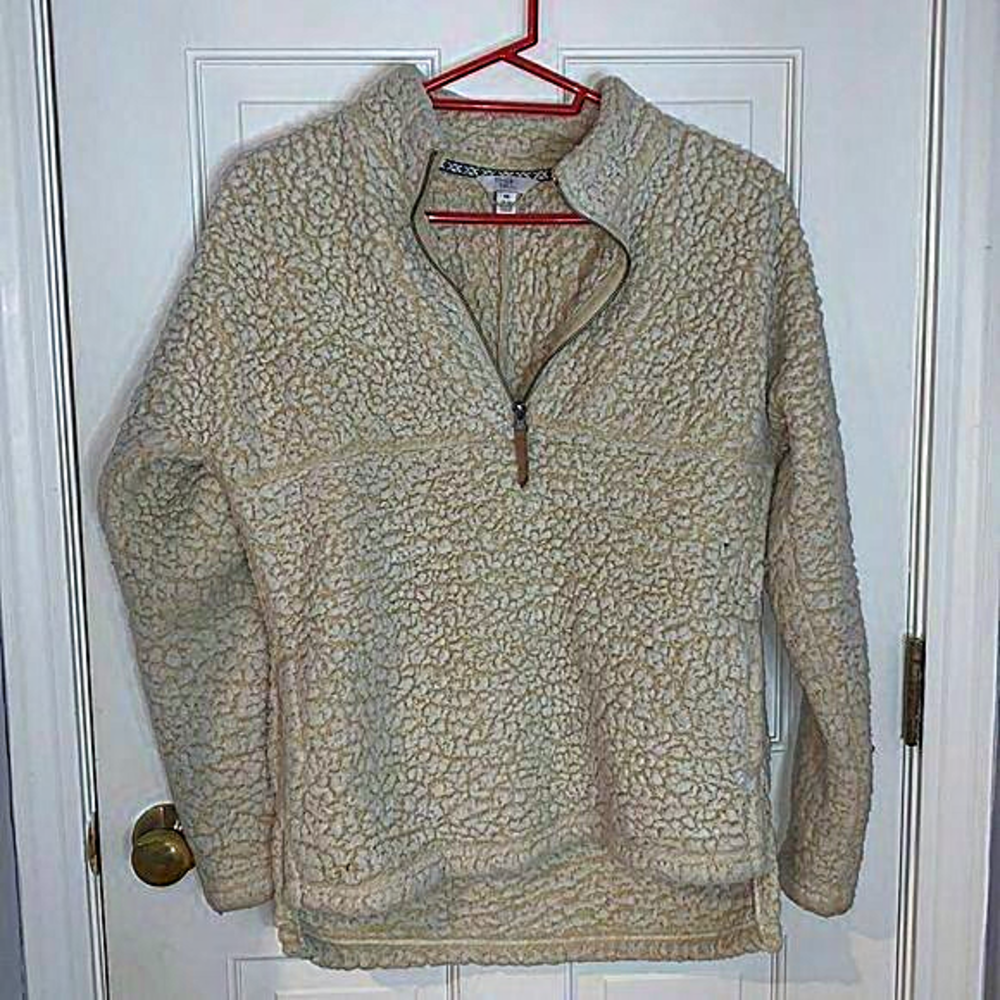 Forever 21 white and cream Sherpa